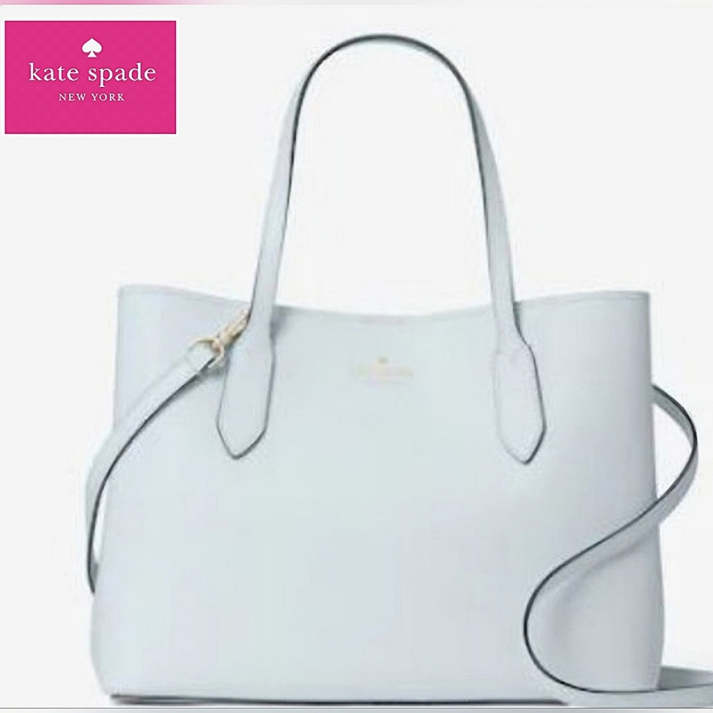 Kate Spade Harper Satchel in MOONLIGHT  Leather Adjustable Detachable Straps